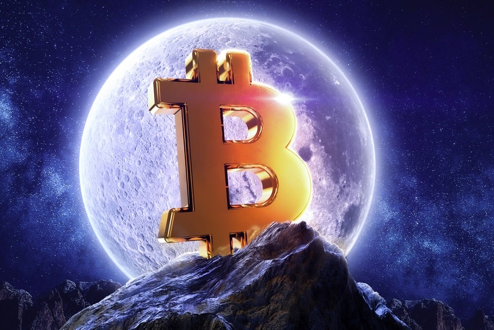 Bitcoin price moon